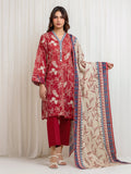 edenrobe Allure Lawn Unstitched Printed 3Pc Suit EWU6A1-36696