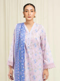 edenrobe Allure Lawn Unstitched Printed 3Pc Suit EWU6A1-36697