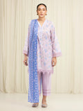 edenrobe Allure Lawn Unstitched Printed 3Pc Suit EWU6A1-36697
