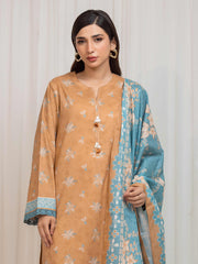 edenrobe Allure Lawn Unstitched Printed 3Pc Suit EWU6A1-36699