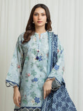 edenrobe Allure Lawn Unstitched Printed 3Pc Suit EWU6A1-36700