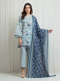 edenrobe Allure Lawn Unstitched Printed 3Pc Suit EWU6A1-36700
