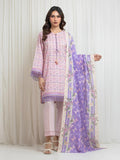 edenrobe Allure Lawn Unstitched Printed 3Pc Suit EWU6A1-36701