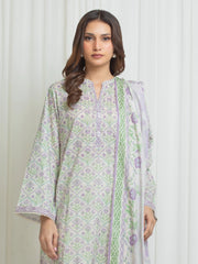 edenrobe Allure Lawn Unstitched Printed 3Pc Suit EWU6A1-36703