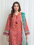 edenrobe Allure Lawn Unstitched Printed 3Pc Suit EWU6A1-36704