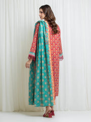edenrobe Allure Lawn Unstitched Printed 3Pc Suit EWU6A1-36704