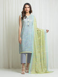 edenrobe Allure Lawn Unstitched Printed 3Pc Suit EWU6A1-36705