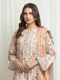 edenrobe Allure Lawn Unstitched Printed 3Pc Suit EWU6A1-36706