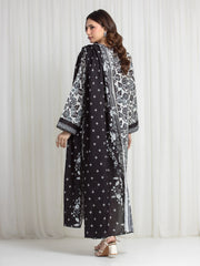 edenrobe Allure Lawn Unstitched Printed 3Pc Suit EWU6A1-36709