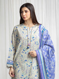 edenrobe Allure Lawn Unstitched Printed 3Pc Suit EWU6A1-36712