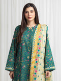 edenrobe Allure Lawn Unstitched Printed 3Pc Suit EWU6A1-36713