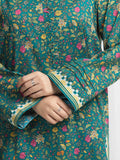 edenrobe Allure Lawn Unstitched Printed 3Pc Suit EWU6A1-36713