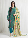 edenrobe Allure Lawn Unstitched Printed 3Pc Suit EWU6A1-36713