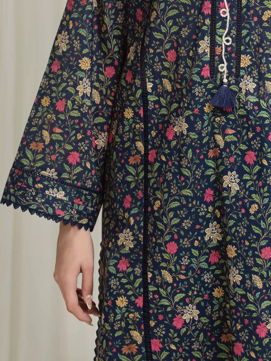 edenrobe Allure Lawn Unstitched Printed 3Pc Suit EWU6A1-36714