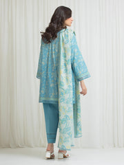 edenrobe Allure Lawn Unstitched Printed 3Pc Suit EWU6A1-36715