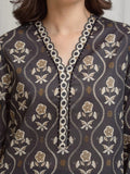 edenrobe Allure Lawn Unstitched Printed 3Pc Suit EWU6A1-36717