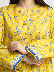 edenrobe Allure Lawn Unstitched Printed 3Pc Suit EWU6A1-36718