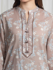 edenrobe Allure Lawn Unstitched Printed 3Pc Suit EWU6A1-36719