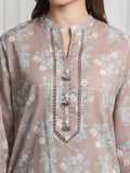 edenrobe Allure Lawn Unstitched Printed 3Pc Suit EWU6A1-36719
