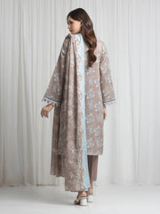 edenrobe Allure Lawn Unstitched Printed 3Pc Suit EWU6A1-36719