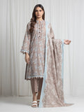 edenrobe Allure Lawn Unstitched Printed 3Pc Suit EWU6A1-36719