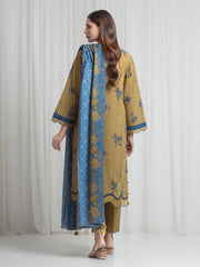 edenrobe Allure Lawn Unstitched Printed 3Pc Suit EWU6A1-36721