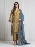 edenrobe Allure Lawn Unstitched Printed 3Pc Suit EWU6A1-36721