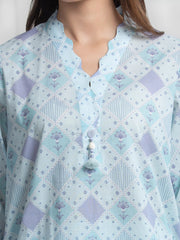 edenrobe Allure Lawn Unstitched Printed 3Pc Suit EWU6A1-36722