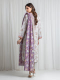 edenrobe Allure Lawn Unstitched Printed 3Pc Suit EWU6A1-36724