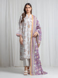 edenrobe Allure Lawn Unstitched Printed 3Pc Suit EWU6A1-36724
