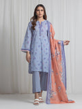 edenrobe Allure Lawn Unstitched Printed 3Pc Suit EWU6A1-36725