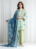 edenrobe Allure Lawn Unstitched Printed 3Pc Suit EWU6A1-36727