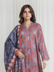 edenrobe Allure Lawn Unstitched Printed 3Pc Suit EWU6A1-36730
