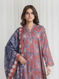 edenrobe Allure Lawn Unstitched Printed 3Pc Suit EWU6A1-36730