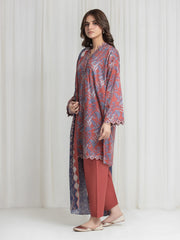 edenrobe Allure Lawn Unstitched Printed 3Pc Suit EWU6A1-36730