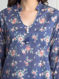 edenrobe Allure Lawn Unstitched Printed 3Pc Suit EWU6A1-36732