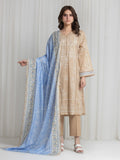 edenrobe Allure Lawn Unstitched Printed 3Pc Suit EWU6A1-36734
