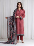 edenrobe Allure Lawn Unstitched Printed 3Pc Suit EWU6A1-36736