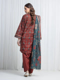 edenrobe Allure Lawn Unstitched Printed 3Pc Suit EWU6A1-36745