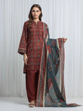 edenrobe Allure Lawn Unstitched Printed 3Pc Suit EWU6A1-36745