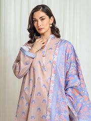 edenrobe Allure Lawn Unstitched Printed 3Pc Suit EWU6A1-36747