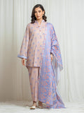 edenrobe Allure Lawn Unstitched Printed 3Pc Suit EWU6A1-36747