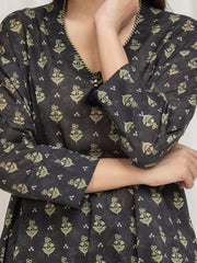 edenrobe Allure Lawn Unstitched Printed 3Pc Suit EWU6A1-36752