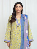 edenrobe Allure Lawn Unstitched Printed 3Pc Suit EWU6A1-36753