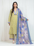 edenrobe Allure Lawn Unstitched Printed 3Pc Suit EWU6A1-36753