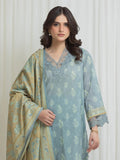 edenrobe Allure Lawn Unstitched Printed 3Pc Suit EWU6A1-36754