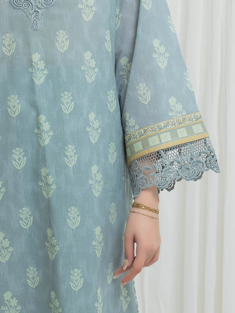 edenrobe Allure Lawn Unstitched Printed 3Pc Suit EWU6A1-36754