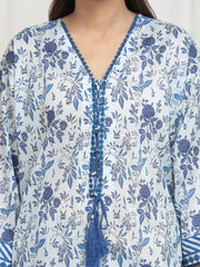 edenrobe Allure Lawn Unstitched Printed 3Pc Suit EWU6A1-36755