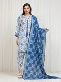 edenrobe Allure Lawn Unstitched Printed 3Pc Suit EWU6A1-36755