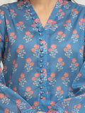 edenrobe Allure Lawn Unstitched Printed 3Pc Suit EWU6A1-36756